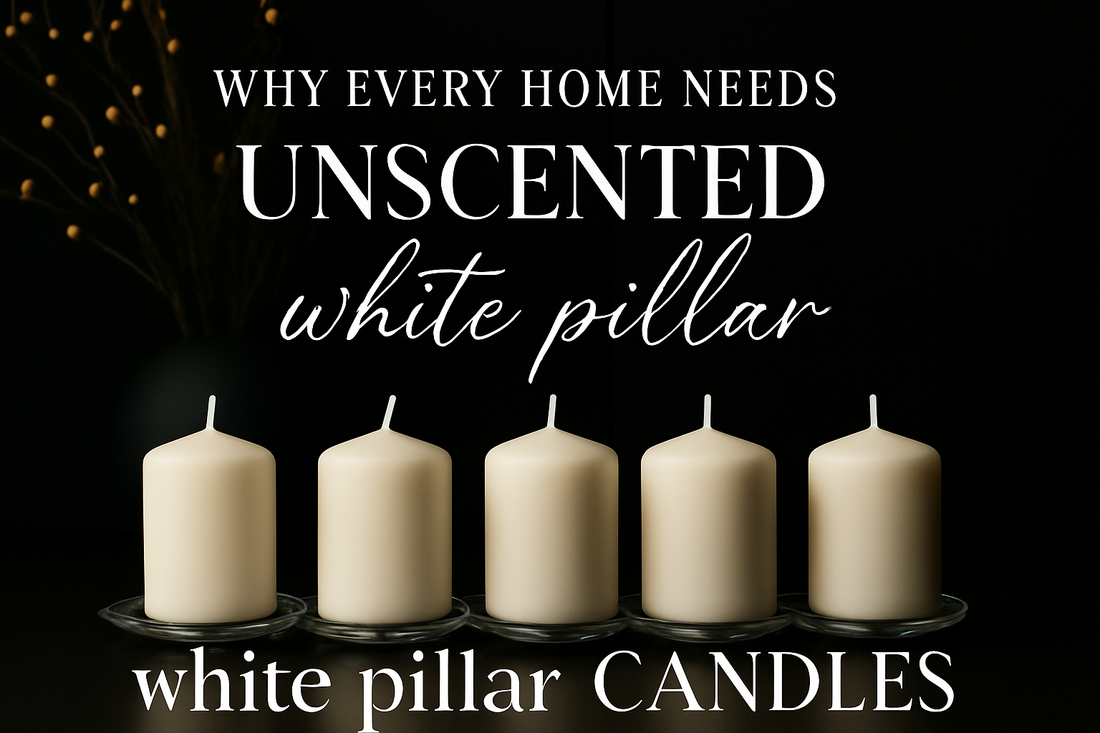 Why Every Home Needs Unscented White Pillar Candles