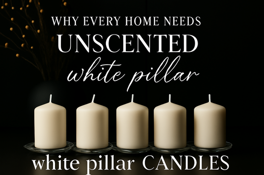 Why Every Home Needs Unscented White Pillar Candles