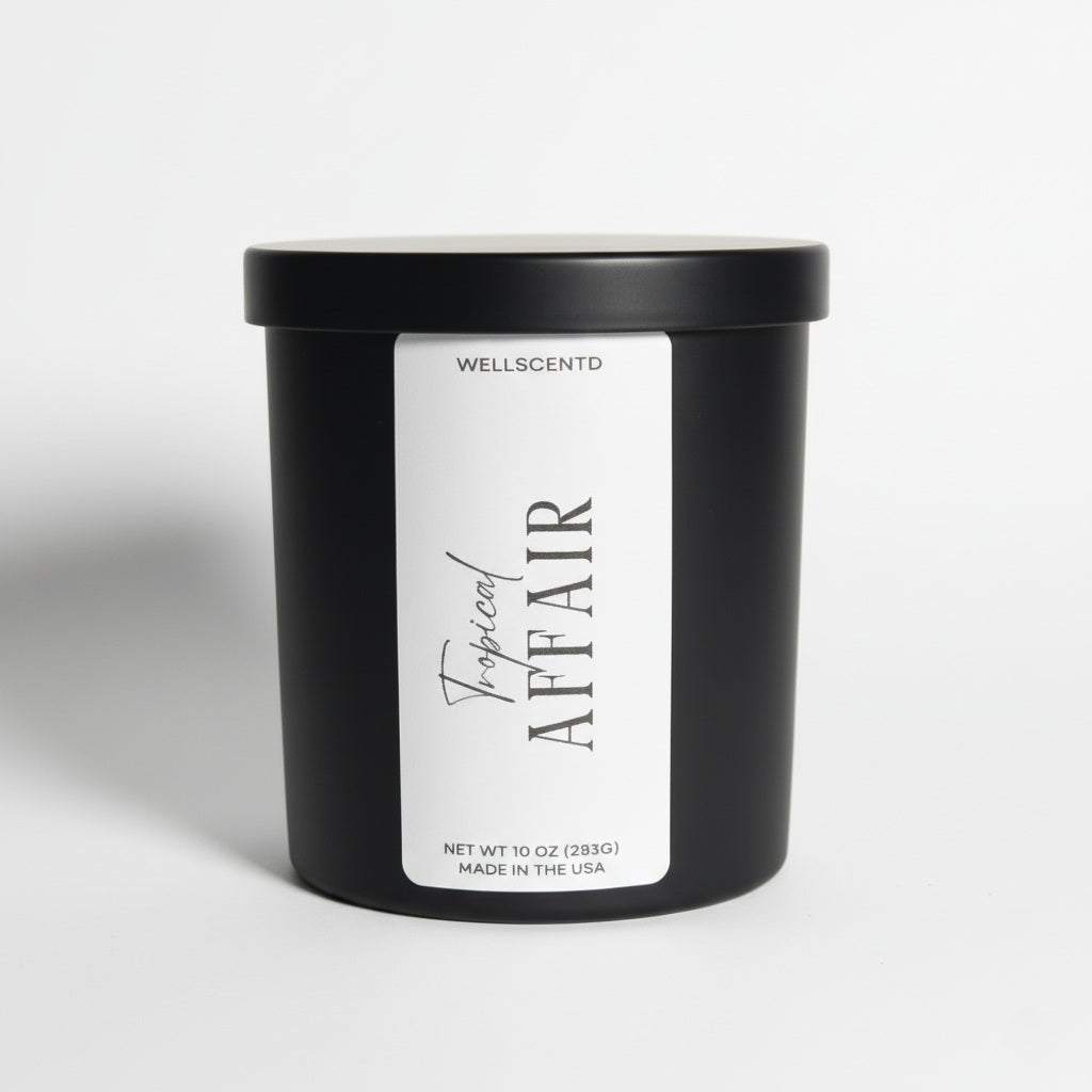 Sex on the Beach luxury scented candle with tropical beach and ocean breeze fragrance by WellScentd