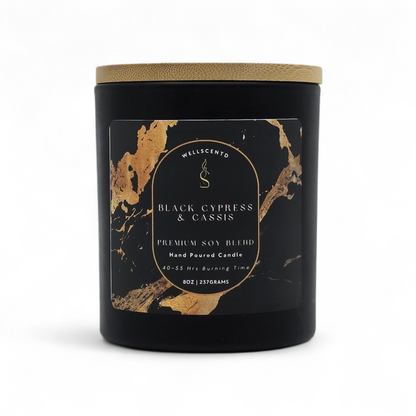 Black Cypress & Cassis Candle