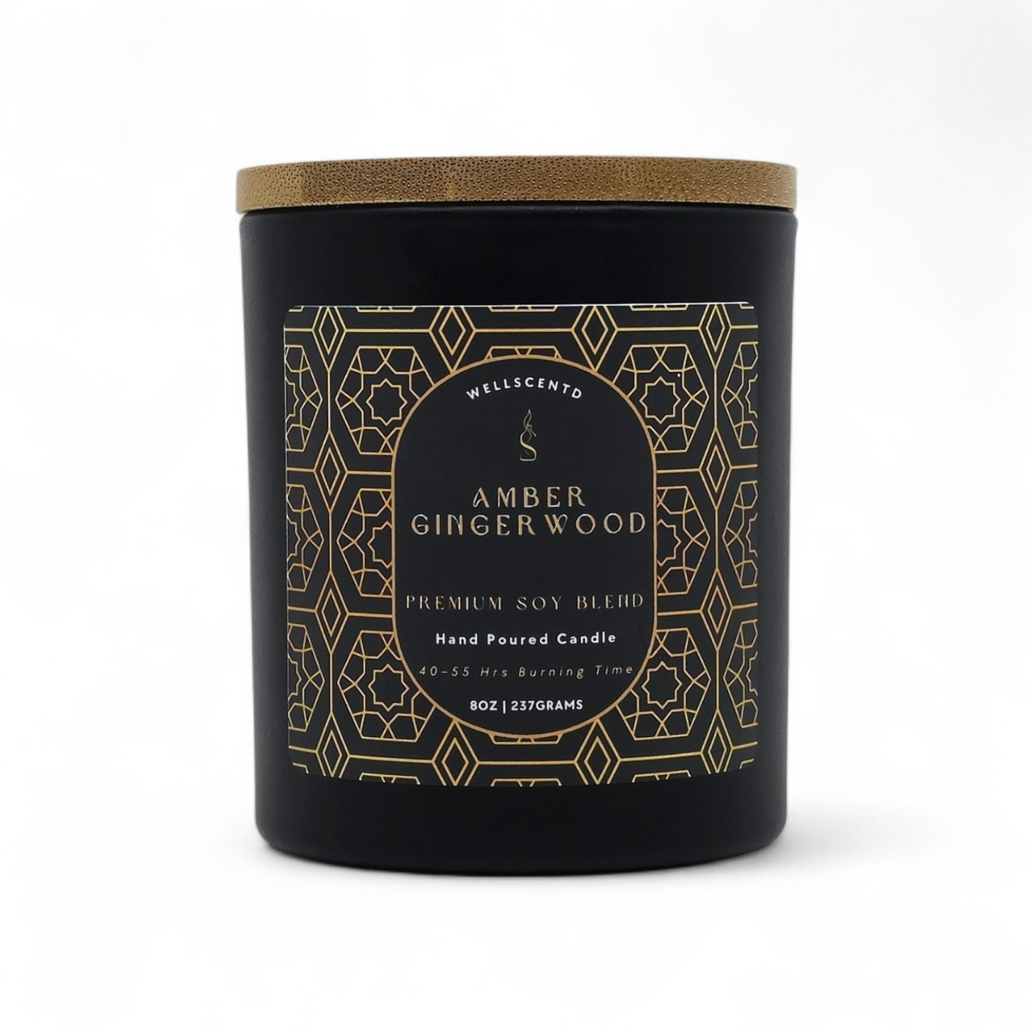 Amber Gingerwood Candle