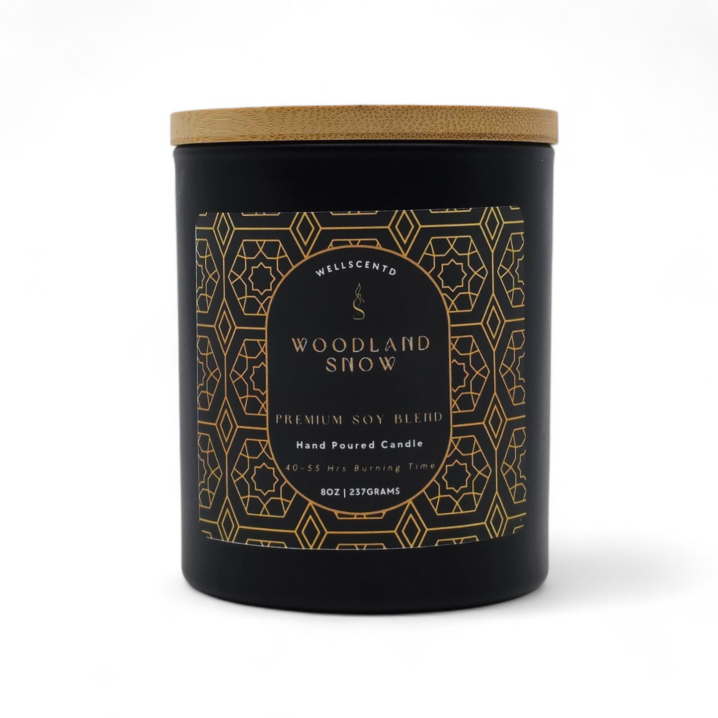 Woodland Snow Winter Candle