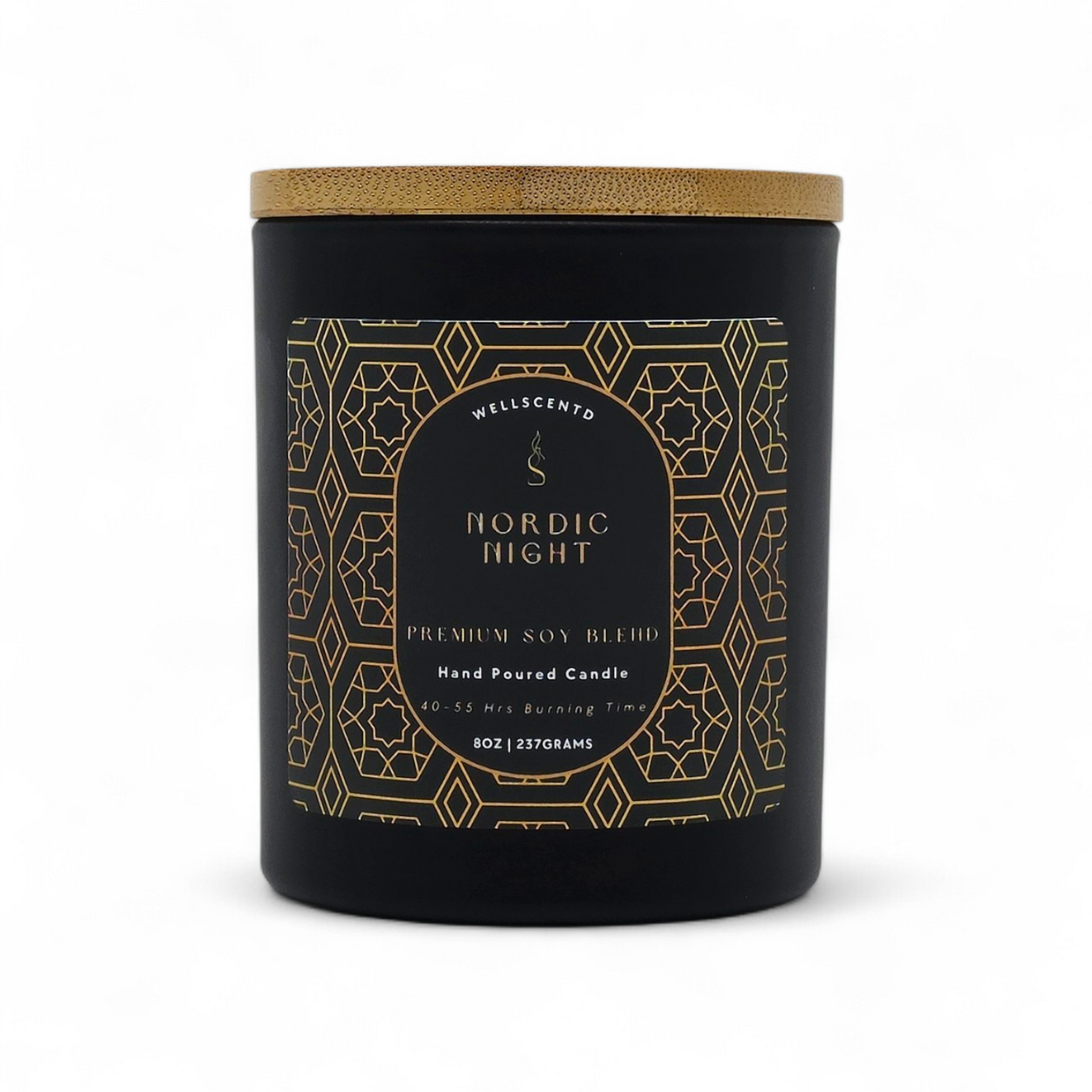 Nordic Night Winter Candle