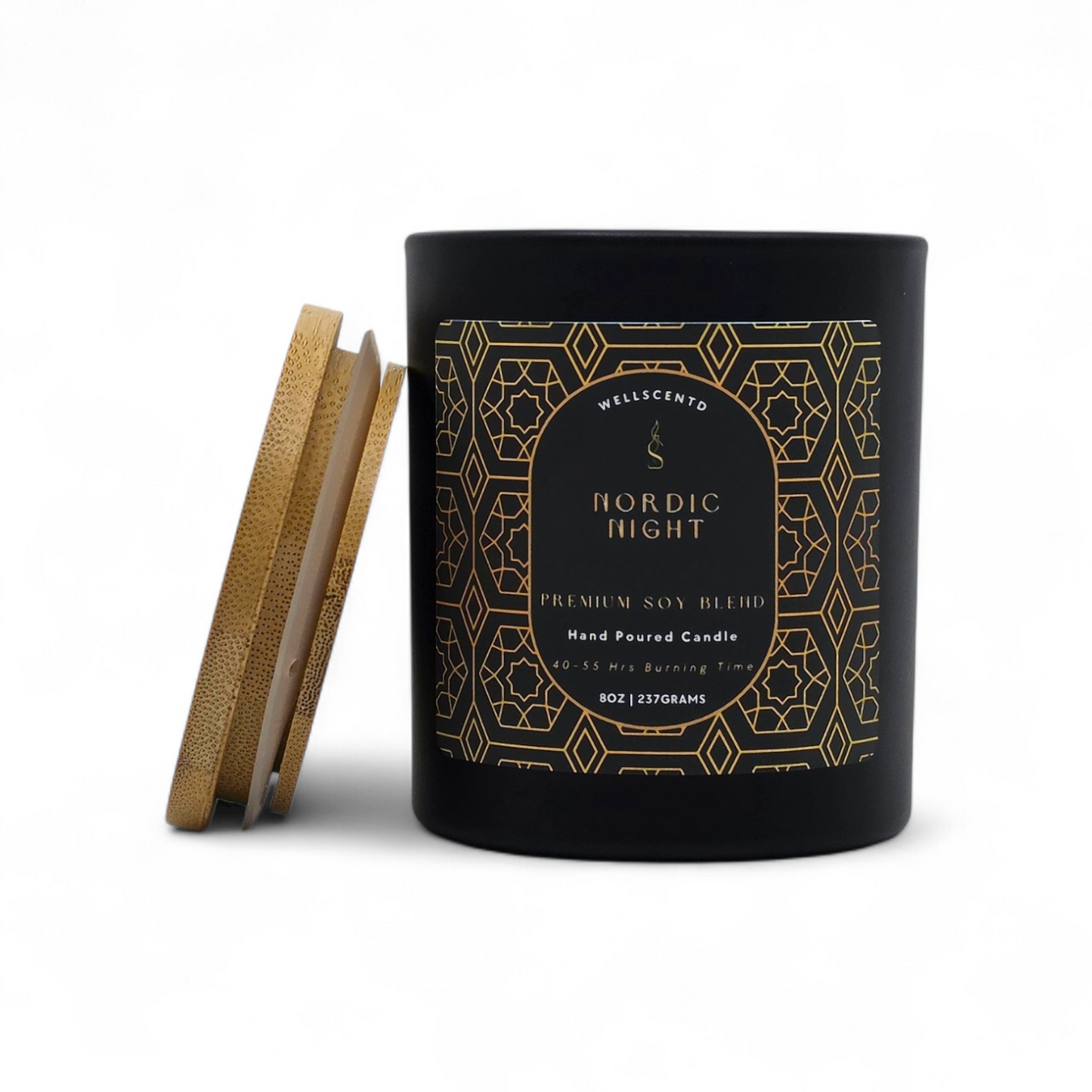 Nordic Night Winter Candle