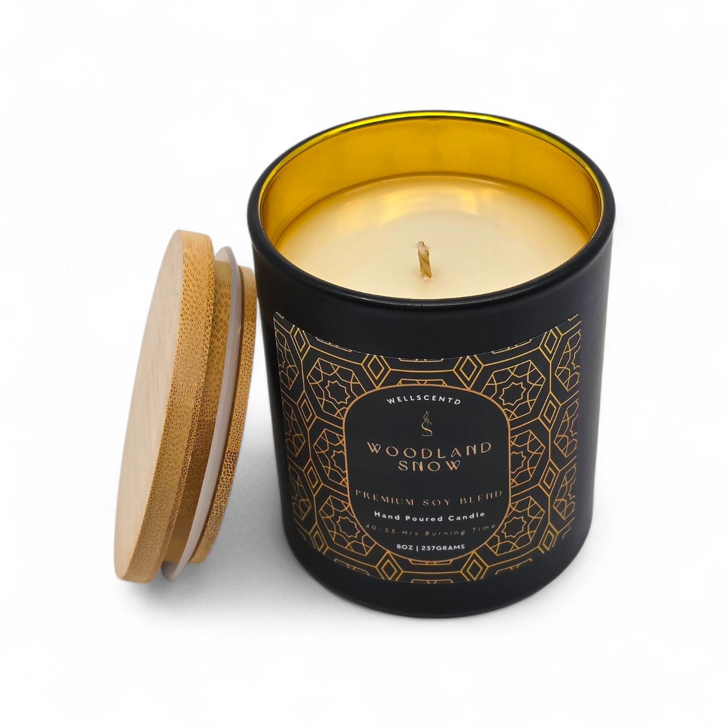 Woodland Snow Winter Candle