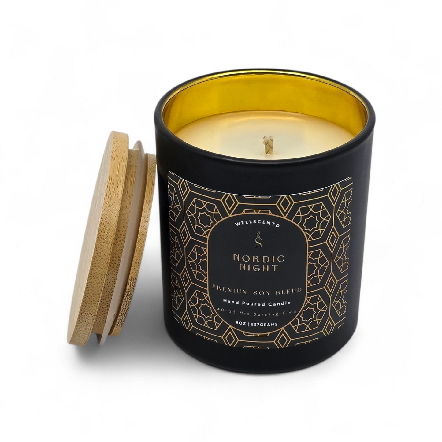 Nordic Night Winter Candle